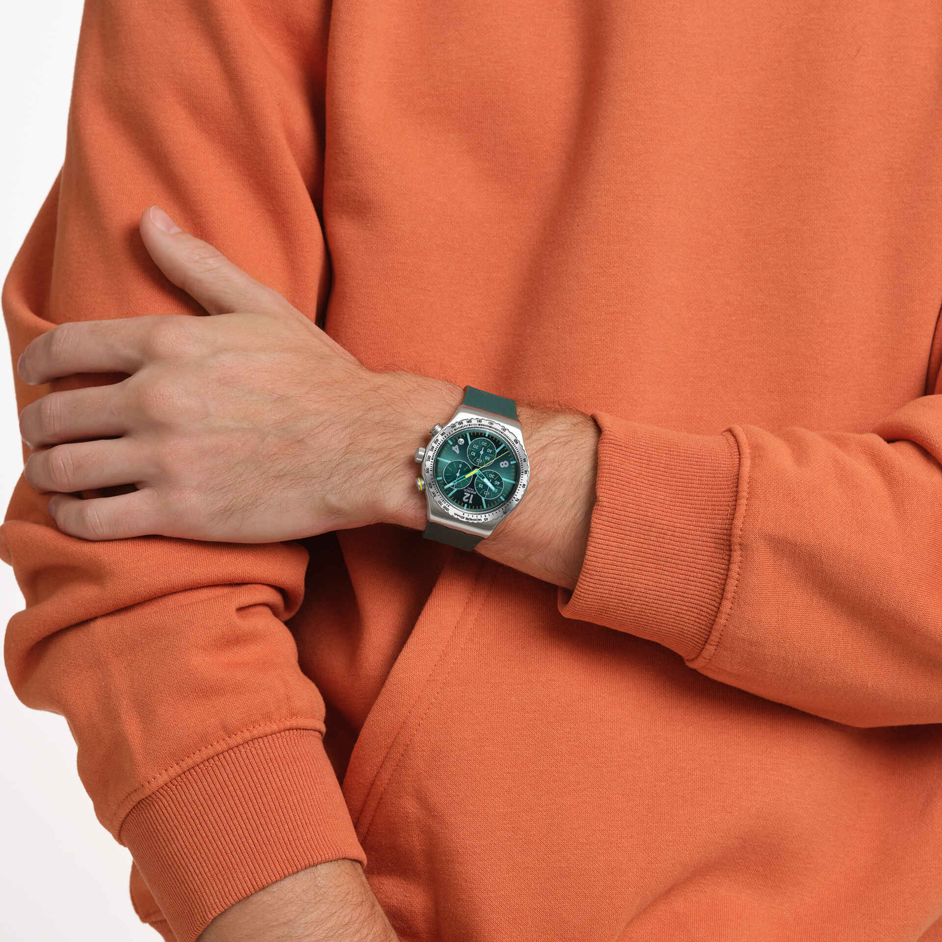 SWATCH YVS535 Greenshift Glow