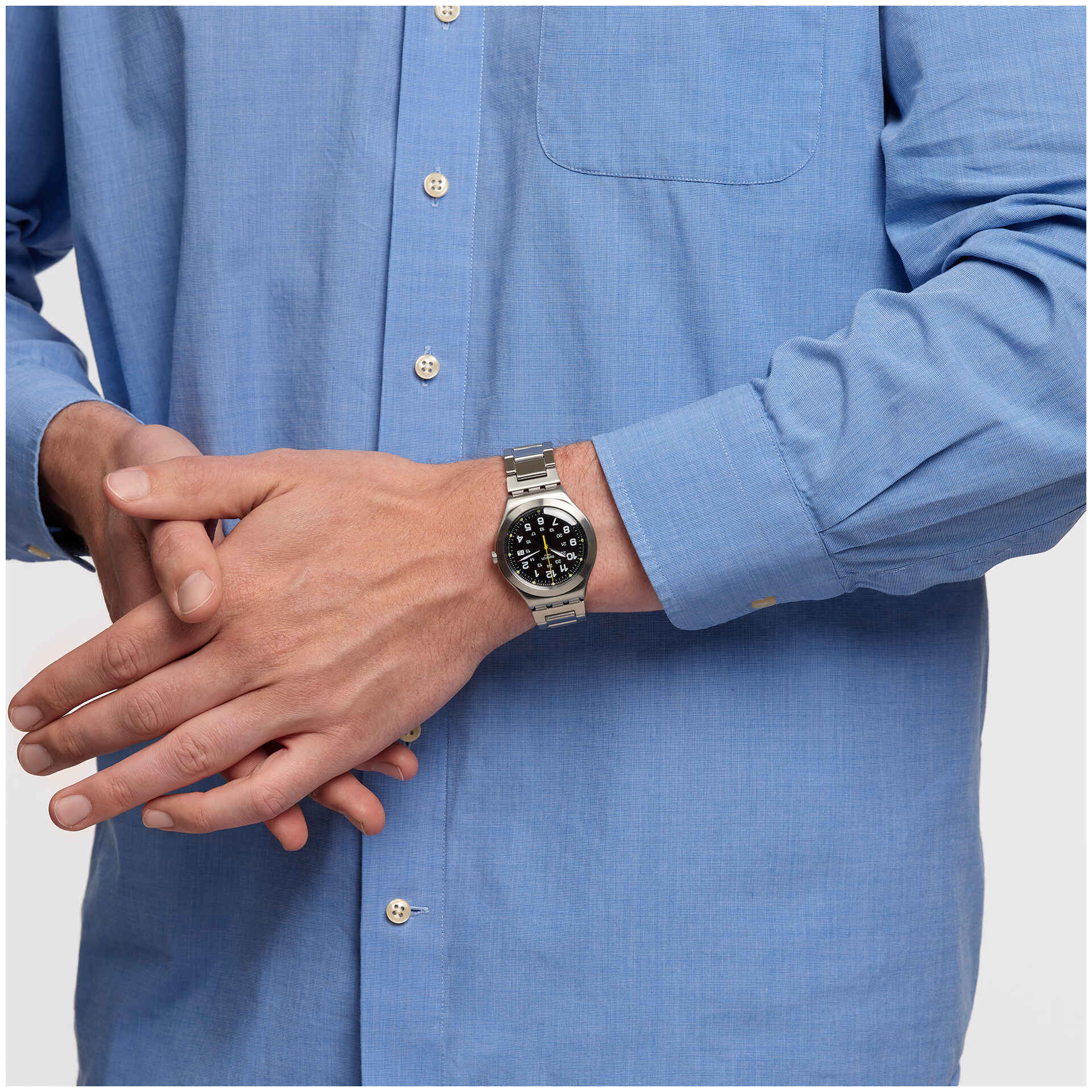 SWATCH YWS439GC Happy Joe Lime Men's Watch