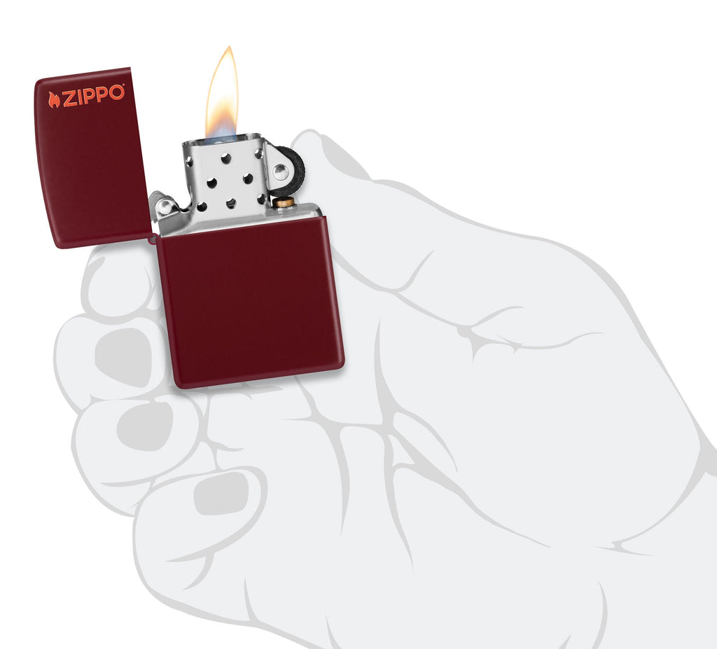 Classic Merlot Zippo Logo 46021ZL