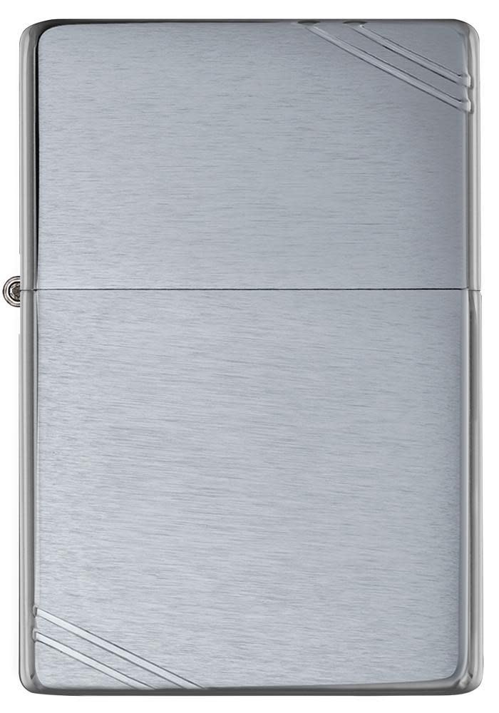 Brushed Chrome Vintage with Slashes - 230