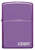 Classic High Polish Purple Zippo Logo 24747ZL