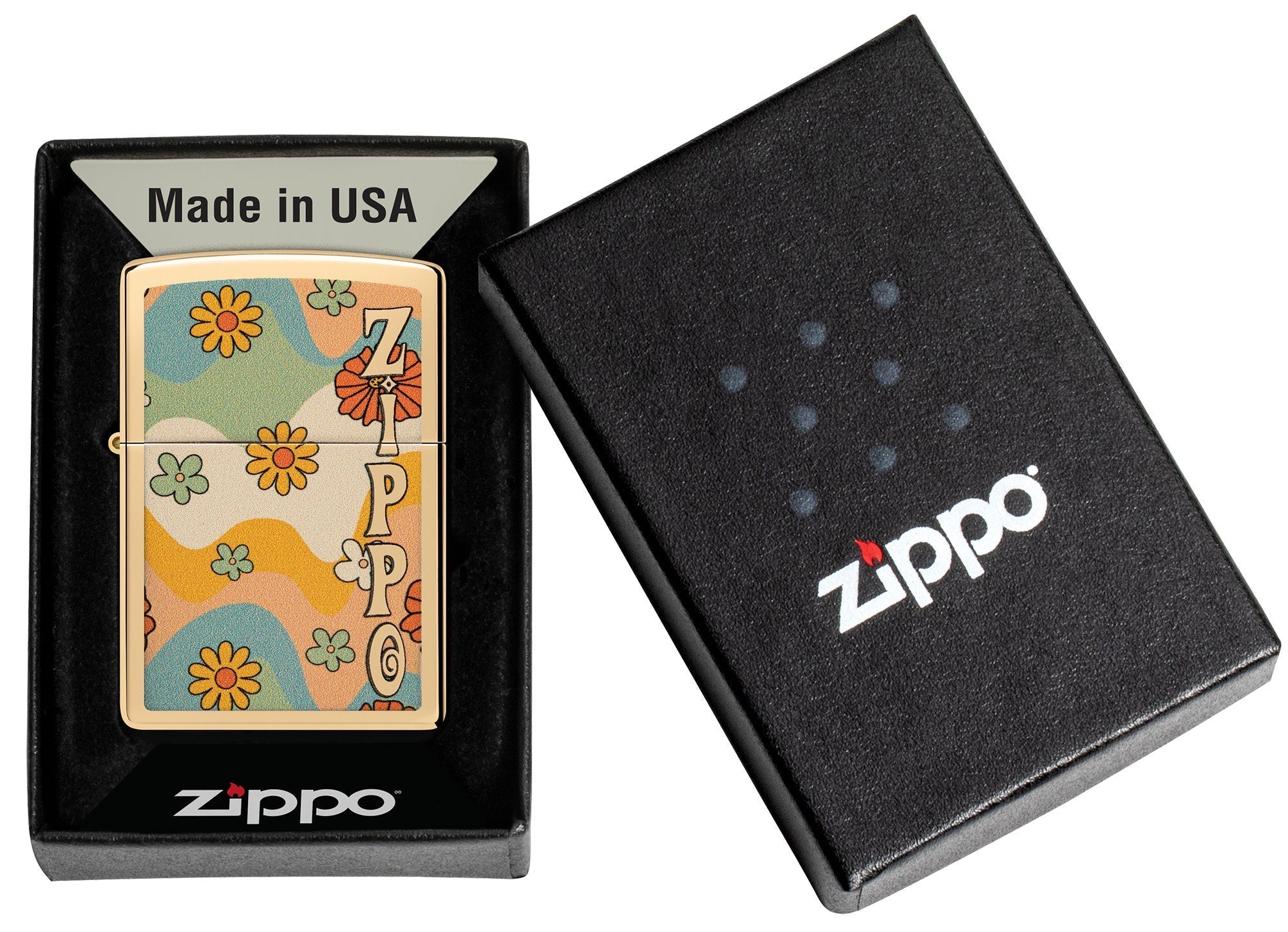 Zippo Flower Power Design 48503
