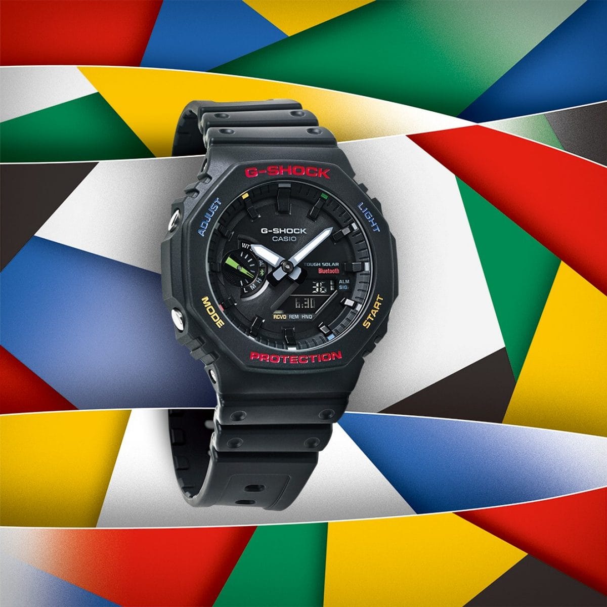 G-SHOCK GA-B2100FC-1ADR Octagonal Bezel Bluetooth
