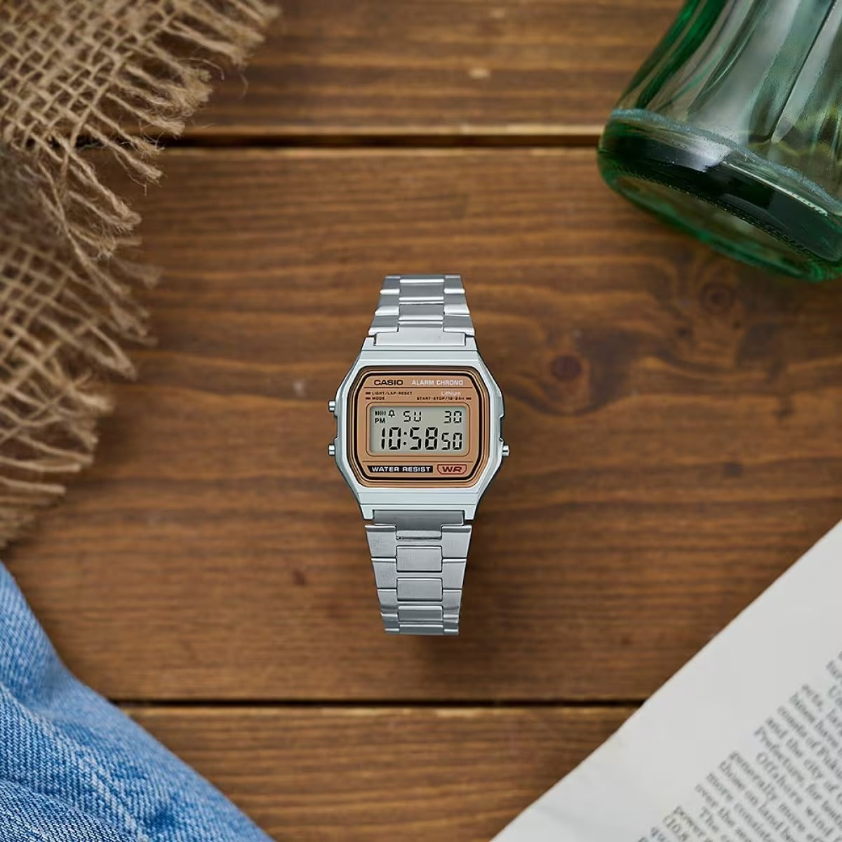 CASIO A158WEA-9DF Vintage Unisex Watch