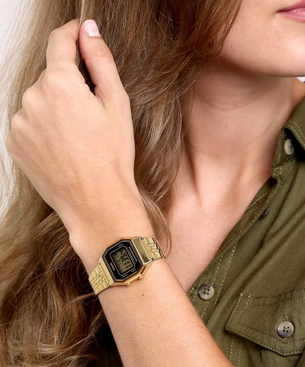 CASIO LA680WGA-1DF Vintage Women Watch