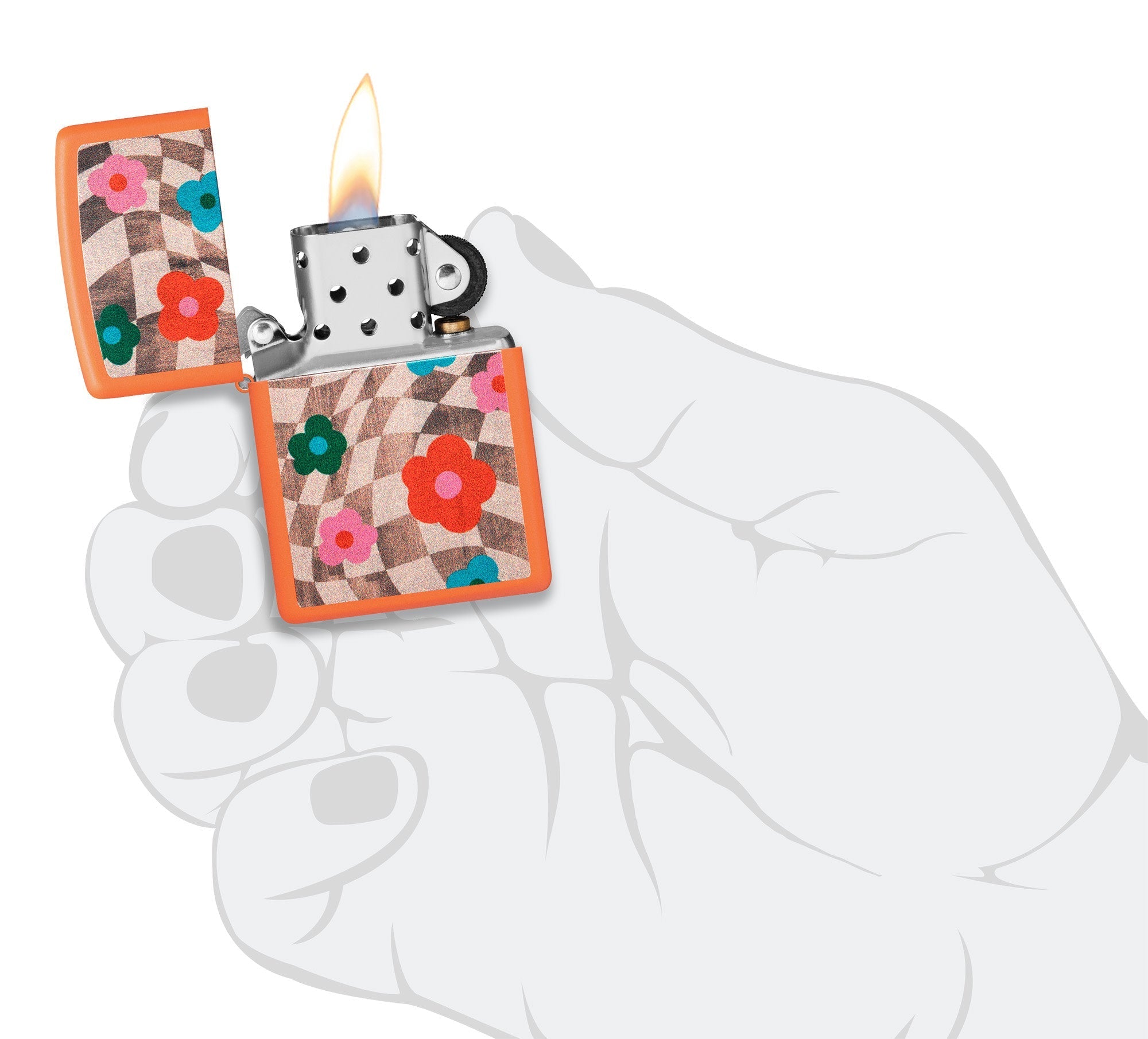 Wavy Flower Design 48718