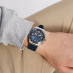 SWATCH Blue Grid YVS454