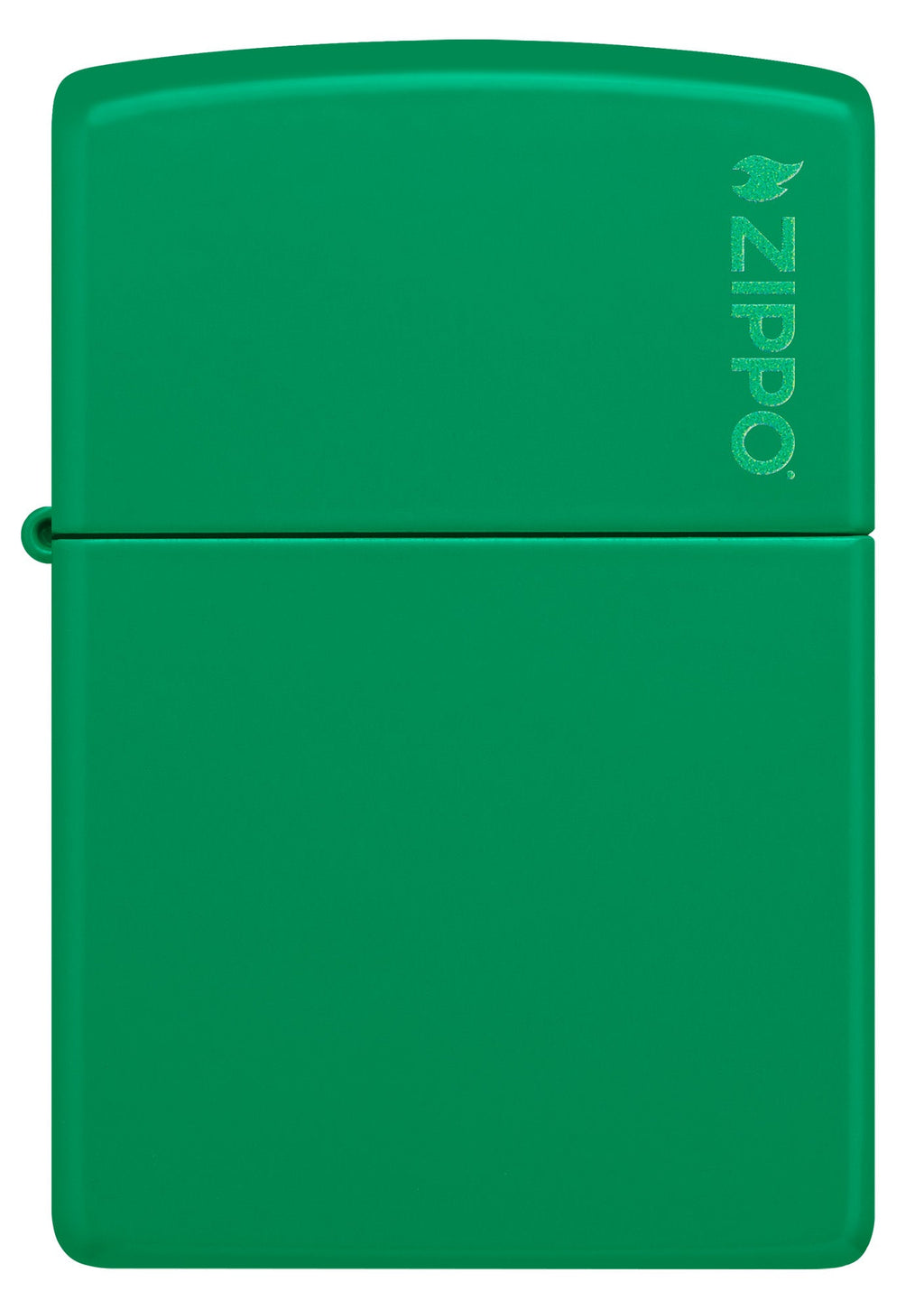 Classic Grass Green Matte Zippo Logo 48629ZL